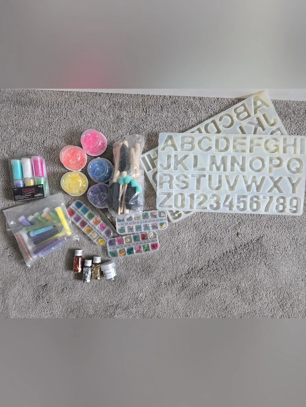 Resin Craft Supplies Lot